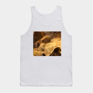 Brown dog face with eyes and snout Tank Top